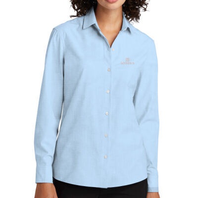 Mercer+Mettle Women's Long Sleeve Stretch Woven Shirt Thumbnail