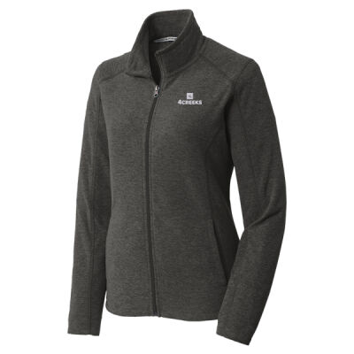 Port Authority Ladies Heather Microfleece Full-Zip Jacket Thumbnail