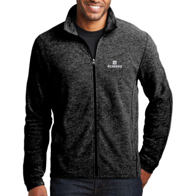 Port Authority Heather Microfleece Full-Zip Jacket Thumbnail