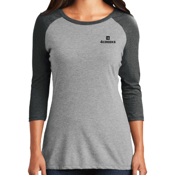 District ® Women’s Perfect Tri ® 3/4-Sleeve Raglan Thumbnail