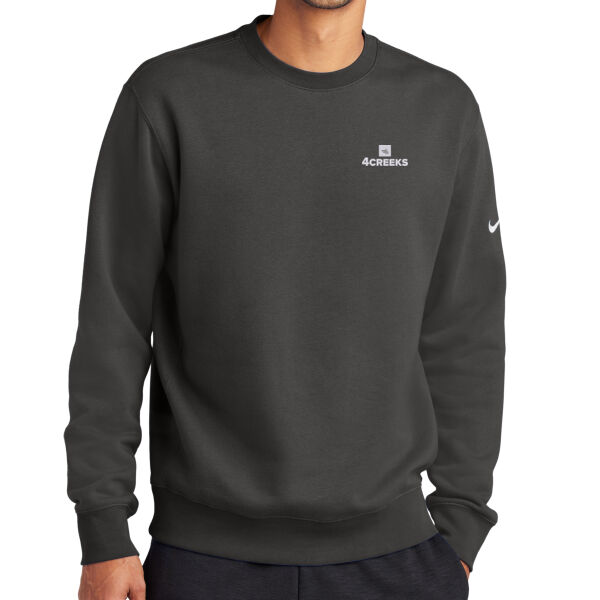 Nike Club Fleece Sleeve Swoosh Crew Thumbnail