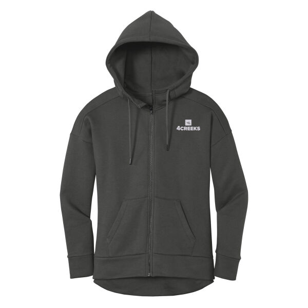 District® Women’s Perfect Weight® Fleece Drop Shoulder Full-Zip Hoodie Thumbnail