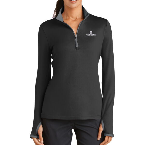 Nike Women's Dri-FIT Stretch 1/2-Zip Cover-Up Thumbnail