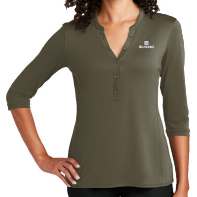 Port Authority ® Women's UV Choice Pique Henley Thumbnail