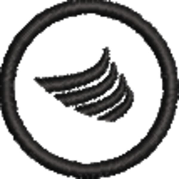 4Creeks Logo 1 inch Black Thumbnail