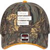 OTTO CAP Camouflage 6 Panel Low Profile Mesh Back Trucker Hat Thumbnail